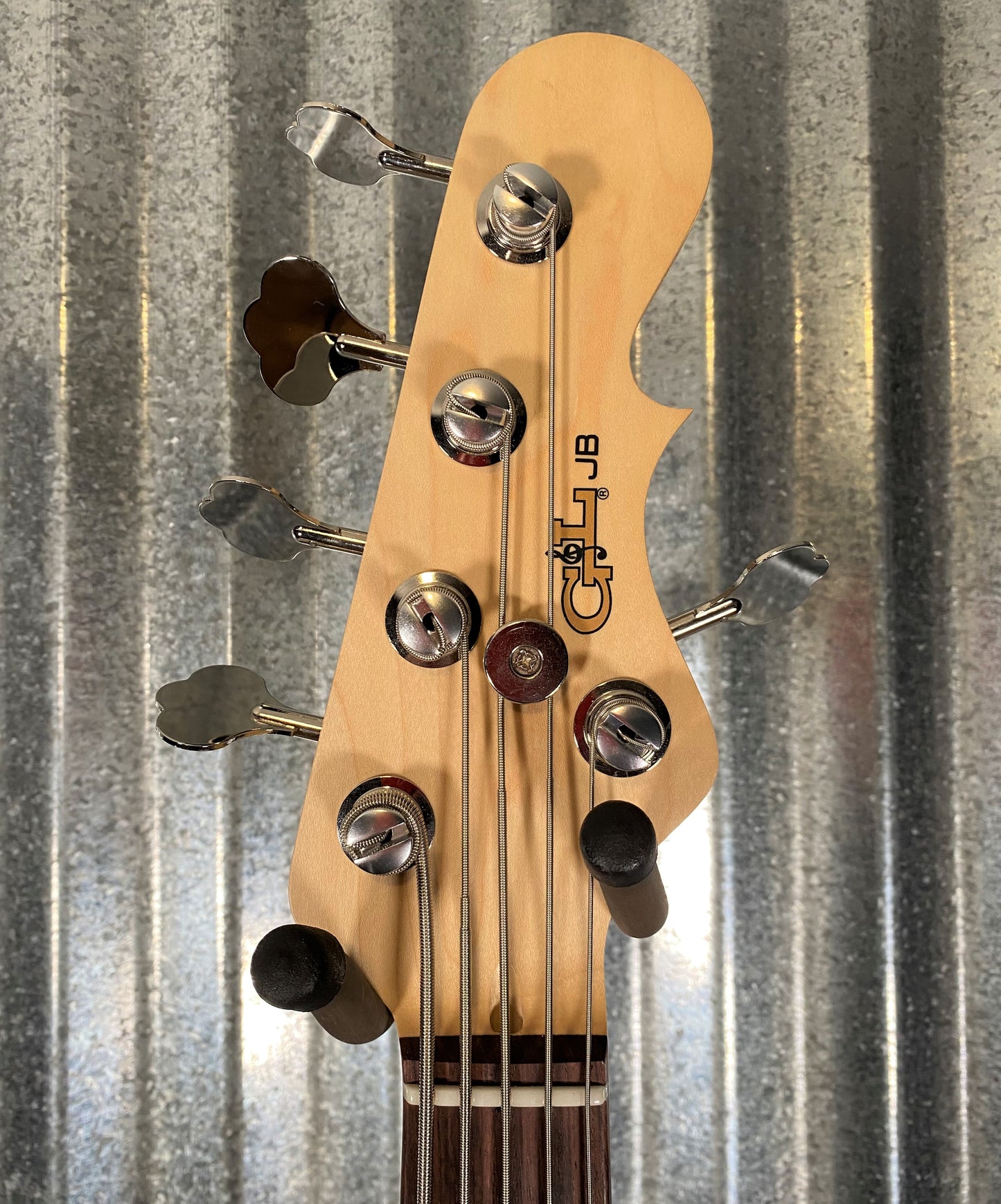 G&L USA JB-5 Clear Blue 5 String Jazz Bass Rosewood Satin Neck & Case JB5 #3175