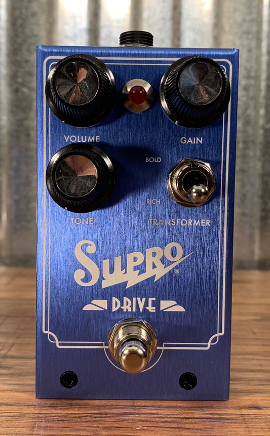 Supro USA 1305 Drive Overdrive Guitar Bass Effect Pedal Demo