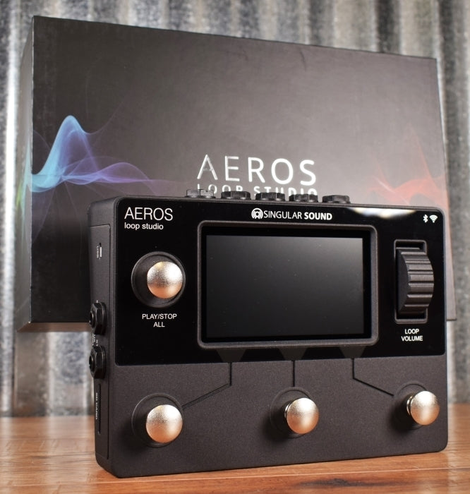 Singular Sound Aeros Loop Studio Guitar Effect Pedal Looper Demo