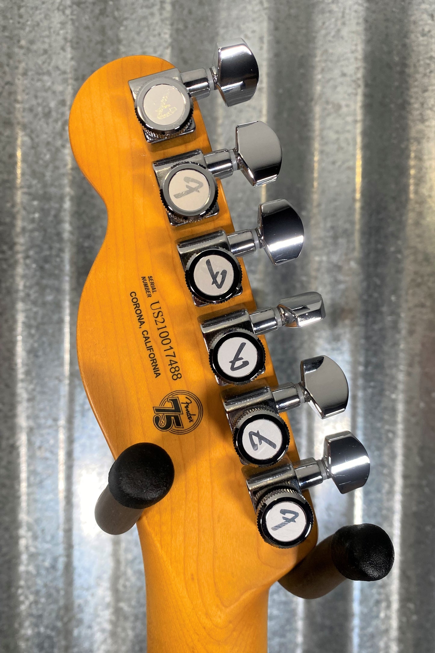 Fender USA 2021 American Ultra Telecaster Texas Tea Guitar & Case #7488 Used