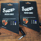 Supro USA PC-3 3" Guitar Bass Instrument Pedalboard Right Angle Patch Cable Blue 2 Pack