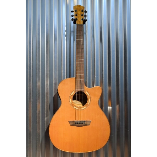 Washburn WLG66SCE Woodline Series Grand Auditorium Acoustic Electric Guitar #0358
