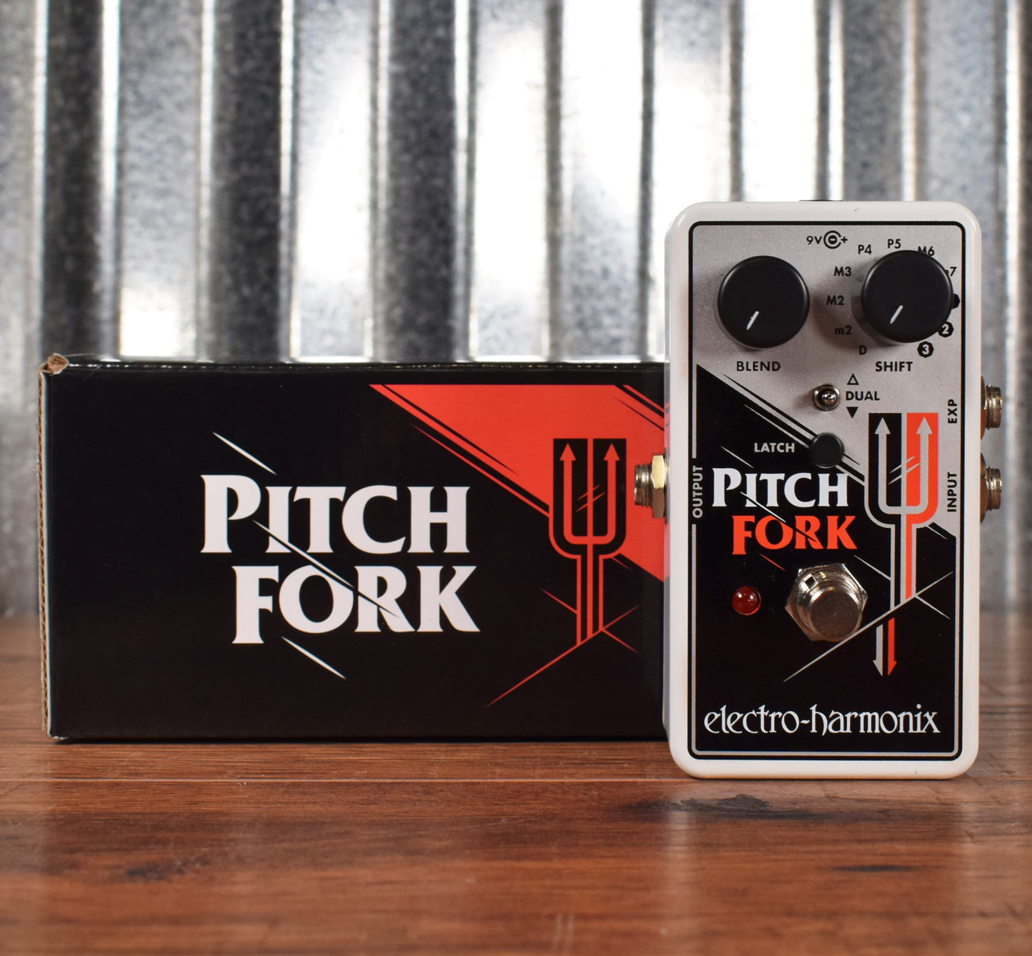 Electro-Harmonix EHX Pitch Fork Drop Polyphonic Pitch Shifter Guitar Effects Pedal