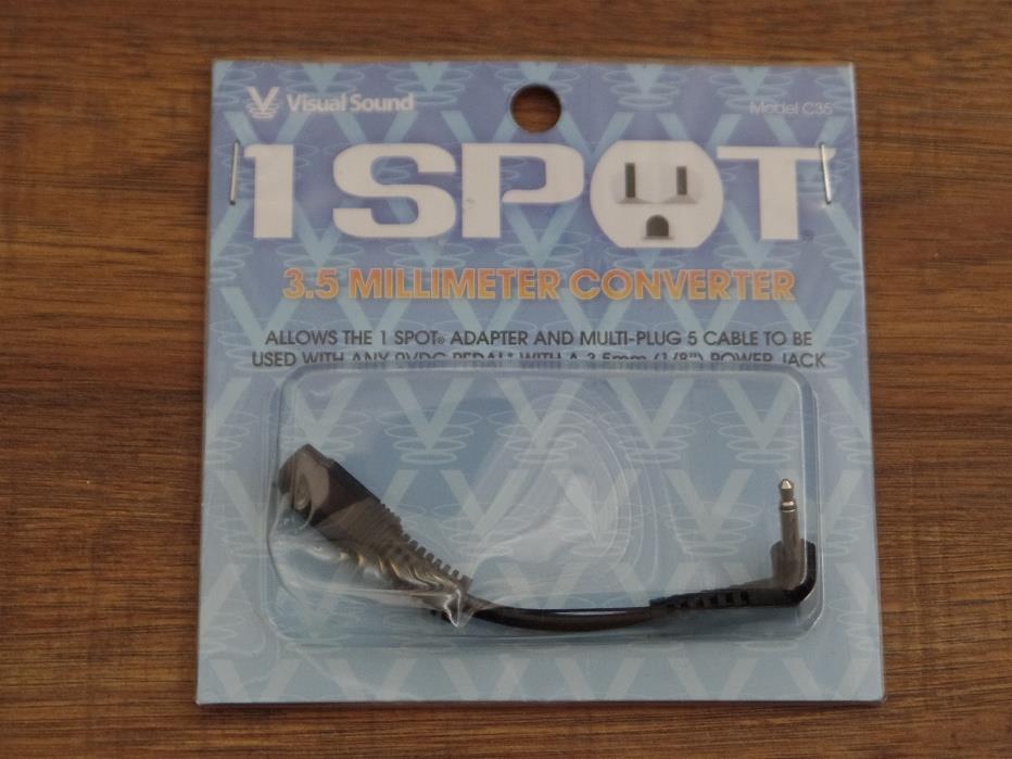 Visual Sound 1 SPOT C35 3.5 Millimeter Converter for Guitar Pedals *