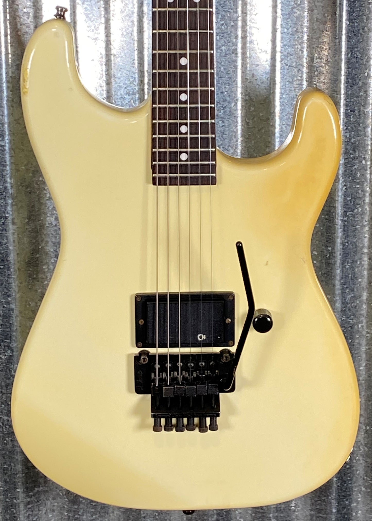 Charvel 1987 Model II Pearl White Guitar & Case Japan #7968 Used
