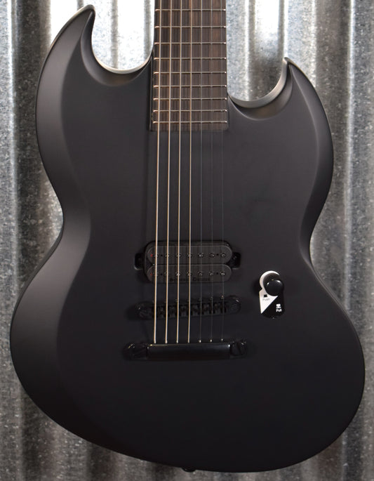 ESP LTD Viper 7 Baritone Black Metal Guitar LVIPER7BBKMBLKS #1549