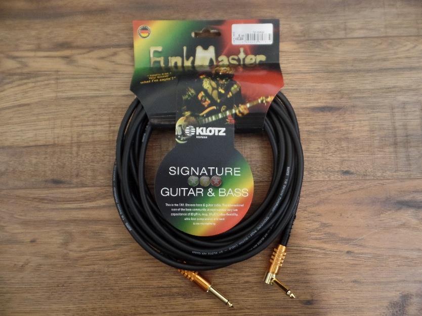 Klotz KLO-TM-R0600 FunkMaster Series Instrument Cable Str/Ang 20ft