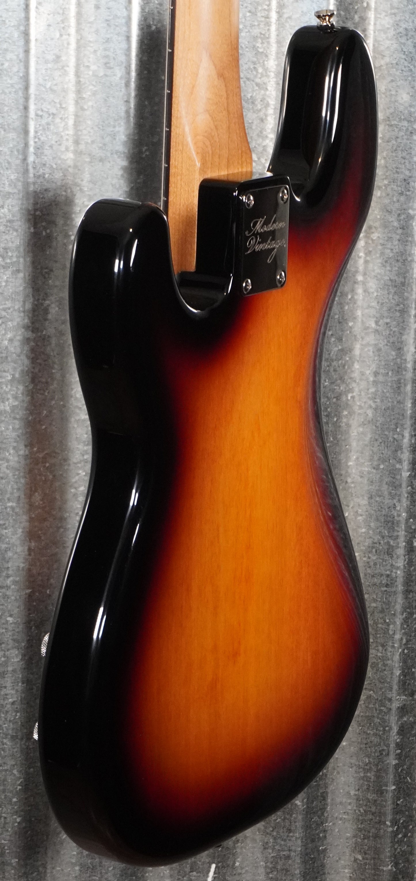 Modern Vintage MVP4-62 60's Vintage 4 String Precision Bass 3 Tone Sunburst & Bag #1188