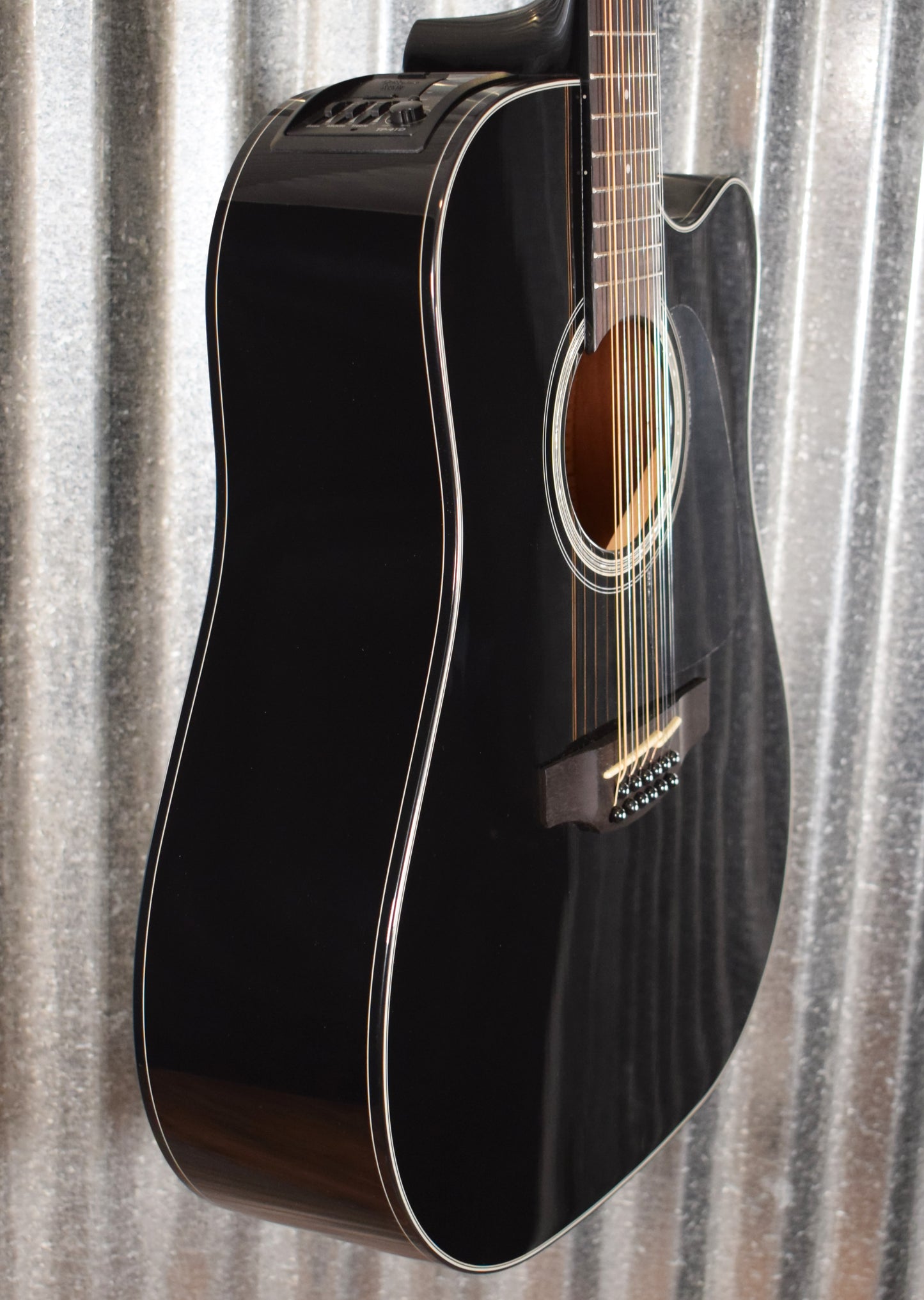 Takamine GD30CE-12 Black 12 String Acoustic Electric Guitar GD30CE12BLK #2927 Used