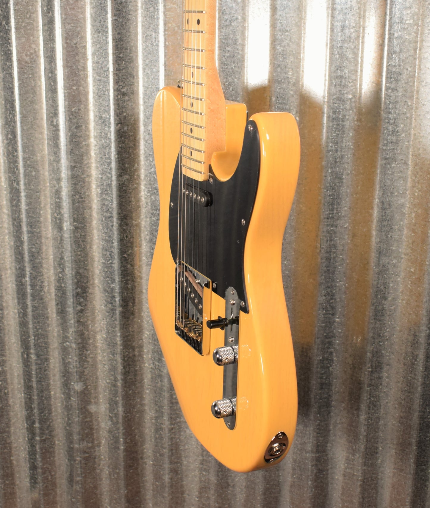 G&L USA ASAT Classic Butterscotch Blonde Pine Maple Satin Neck Guitar & Case #5216