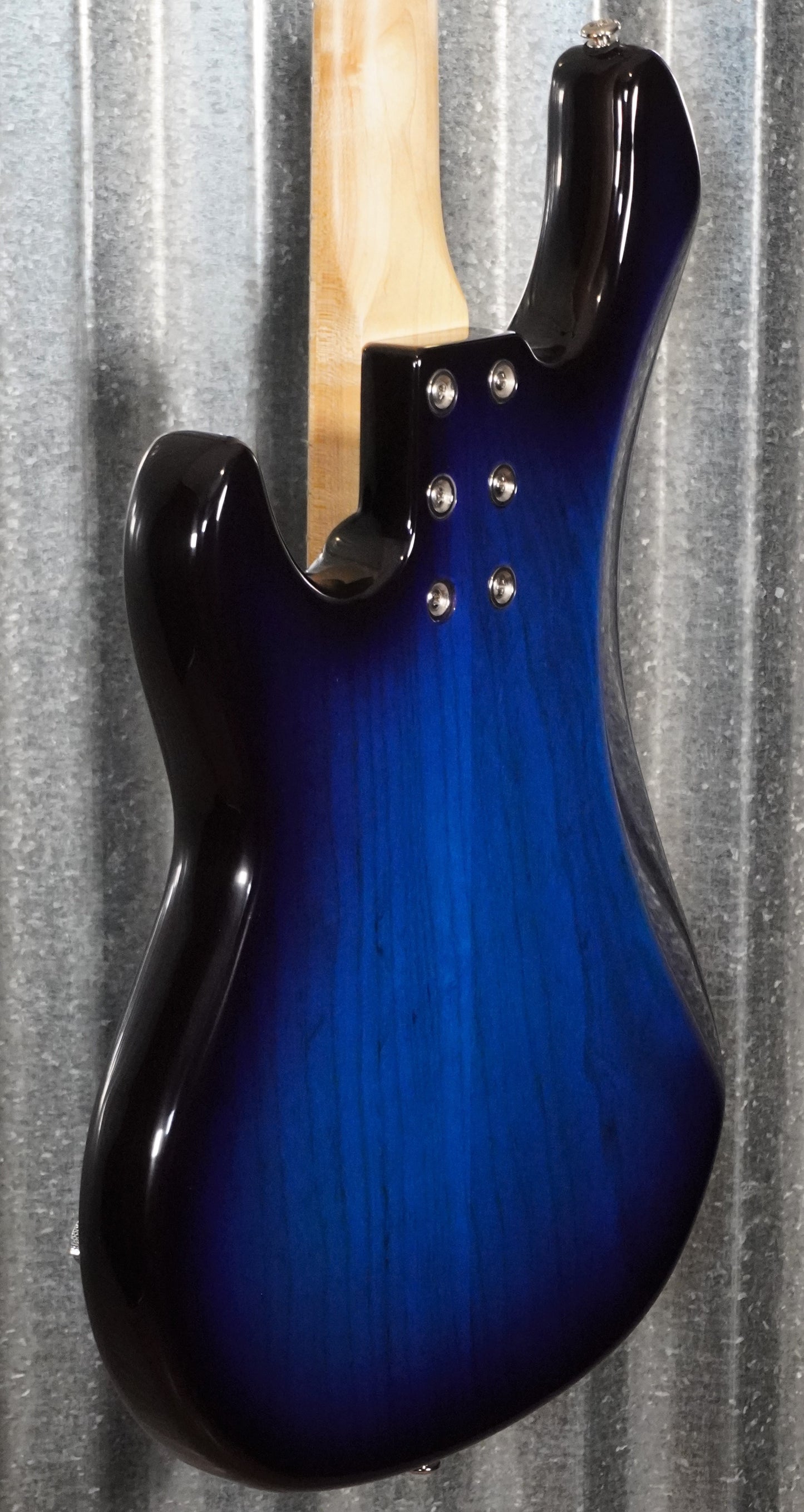 G&L USA LB-100 Blueburst Maple 4 String Bass & Case #2172