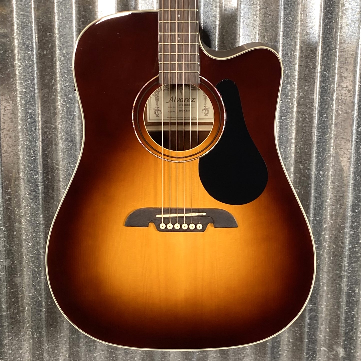 Alvarez Regent RD26CESB Sunburst Cutaway Acoustic Electric Guitar & Bag #0810 Used