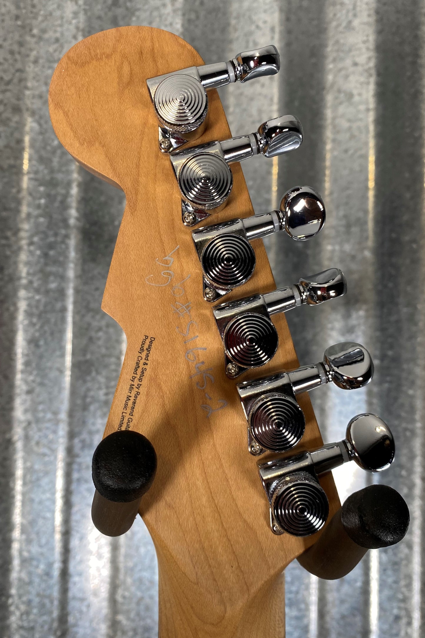 Reverend Double Agent OG Metallic Silver Freeze Guitar #1645 B Stock