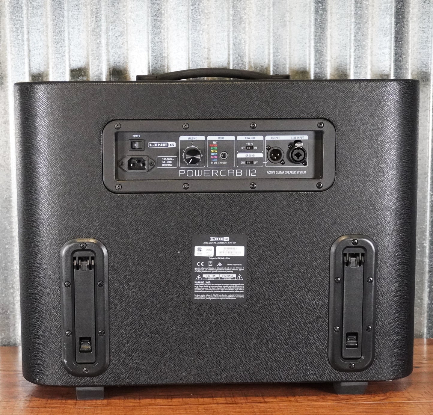 Line 6 Powercab 112 1x12" 250 Watt Active Guitar Amplifier Speaker Cabinet Used