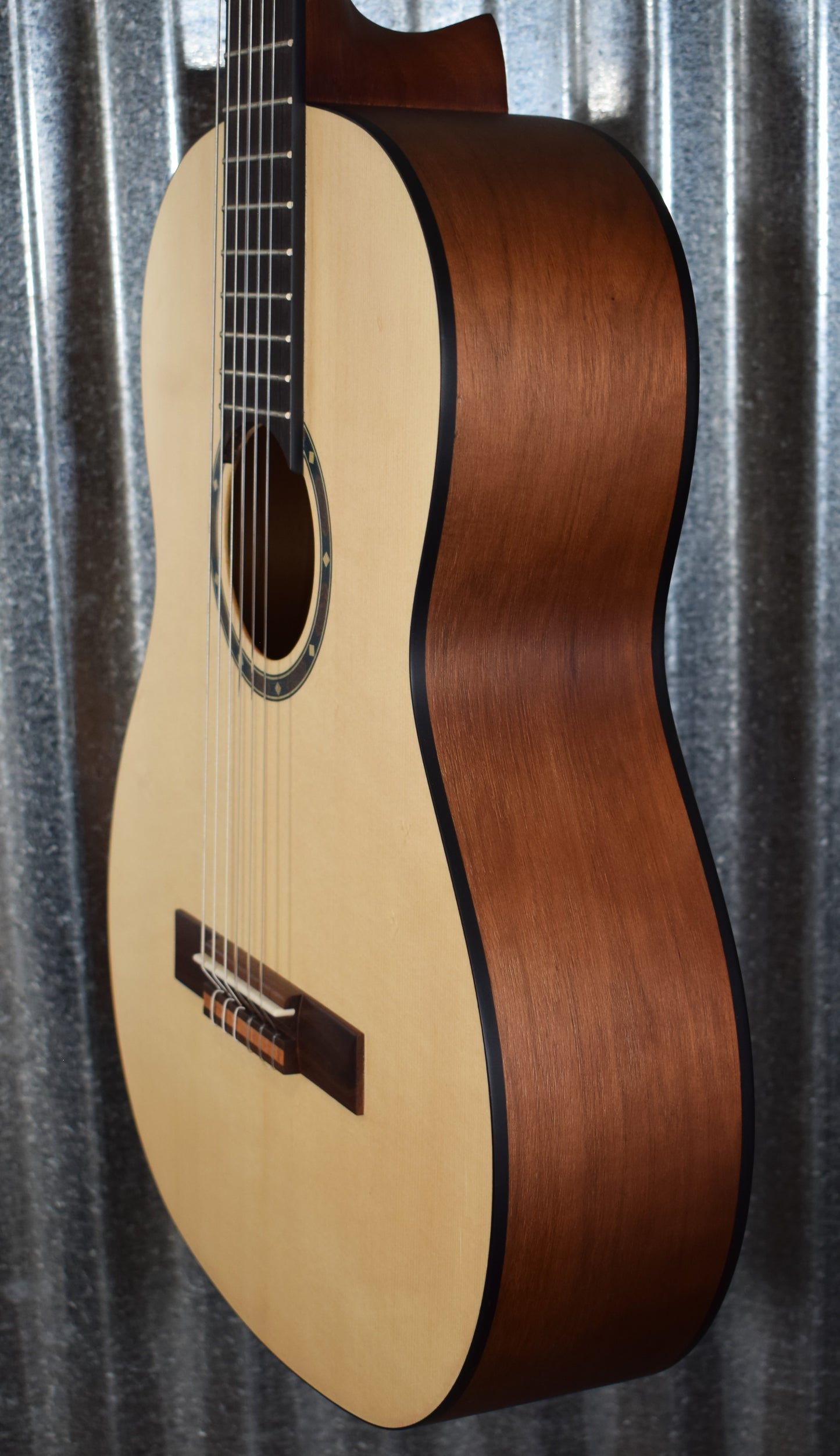 Ortega R55 Solid Top Nylon String Acoustic Guitar Natural #0136