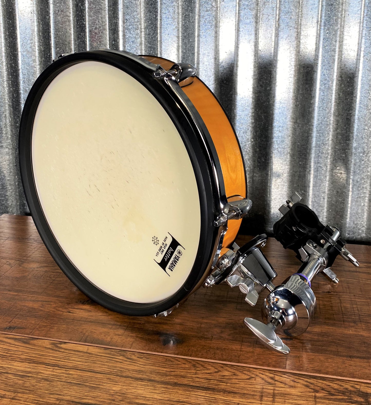 Yamaha DTEXTREME RHP120T 12" Electronic Tom Drum Trigger Pad With Birch Wood Shell & Mounting Hardware Used