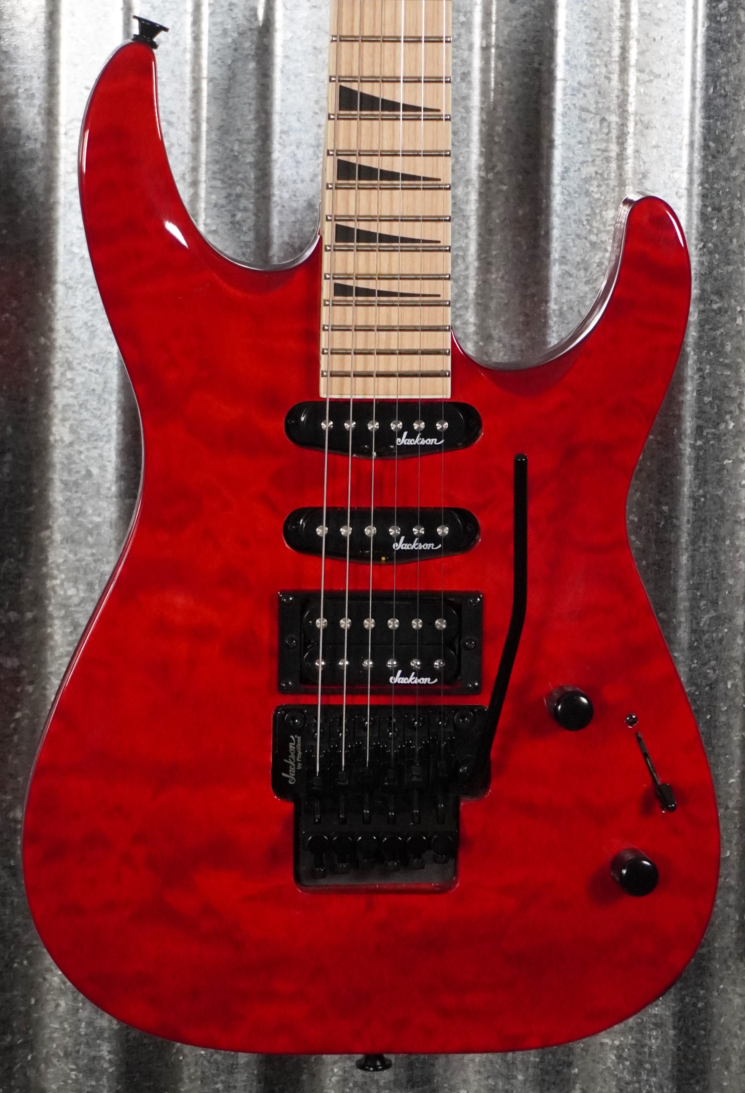 Series　Red　JS　DKA-M　エレキギター-　JS34Q　Trans　Jackson　Dinky