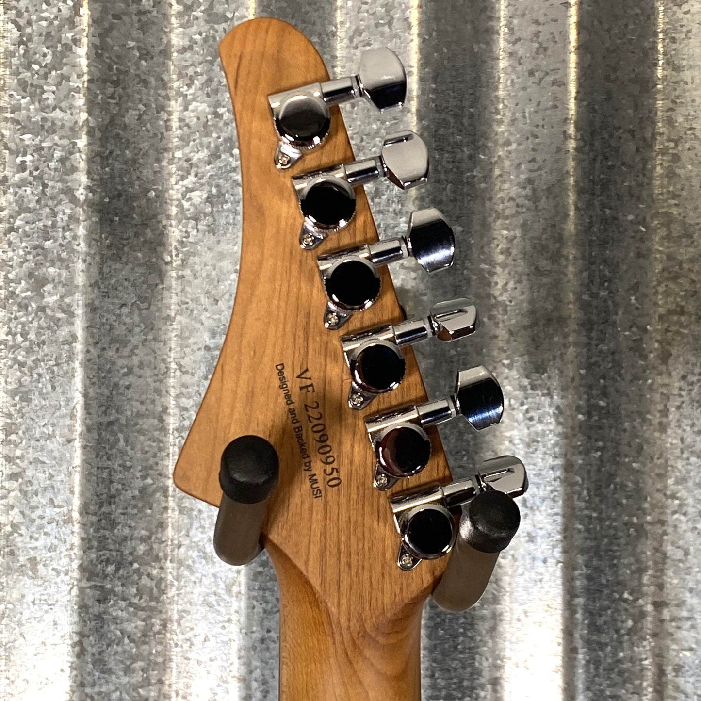 Musi Virgo Fusion Telecaster HH Deluxe Tremolo Greenburst Guitar #0950 Used