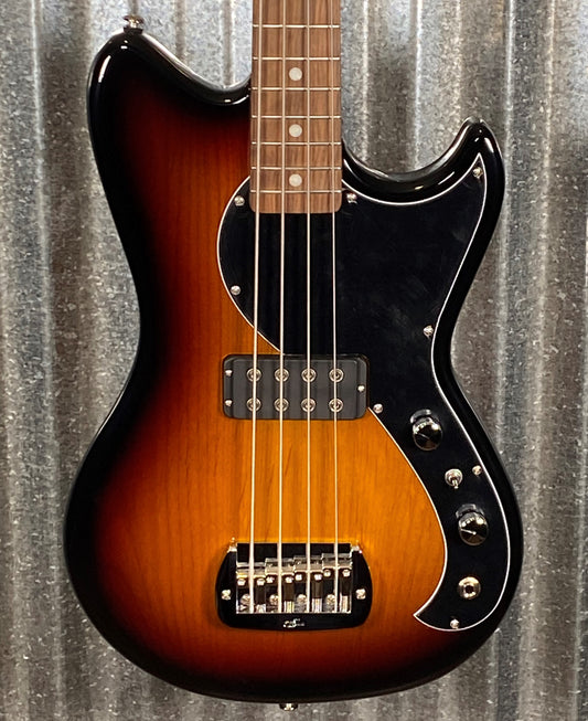 G&L USA Custom Fallout 4 String Short Scale Bass 3-Tone Sunburst & Bag #0134