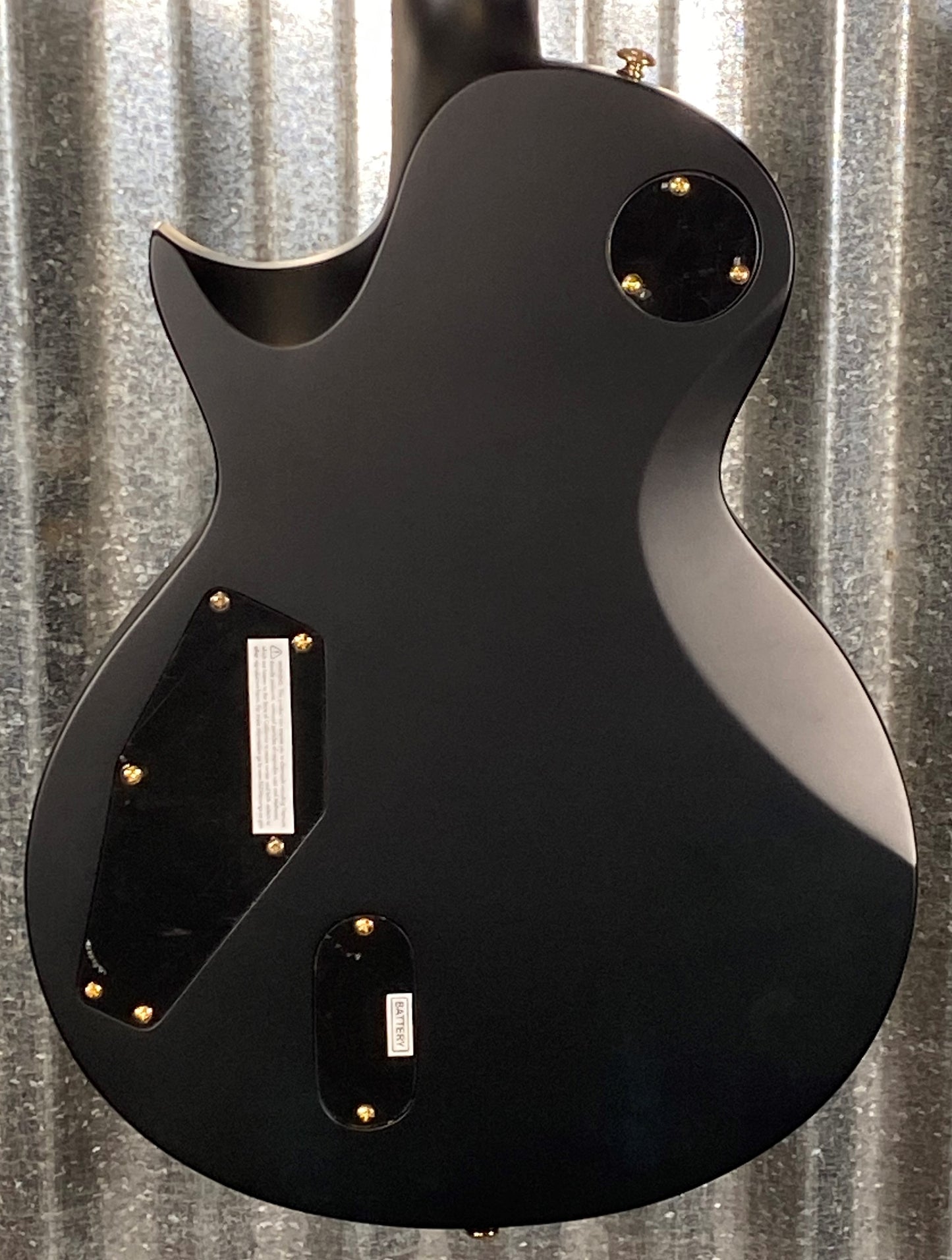 ESP LTD EC-1000 Eclipse EMG Vintage Black Guitar & Bag LEC1000VB #1613 Used