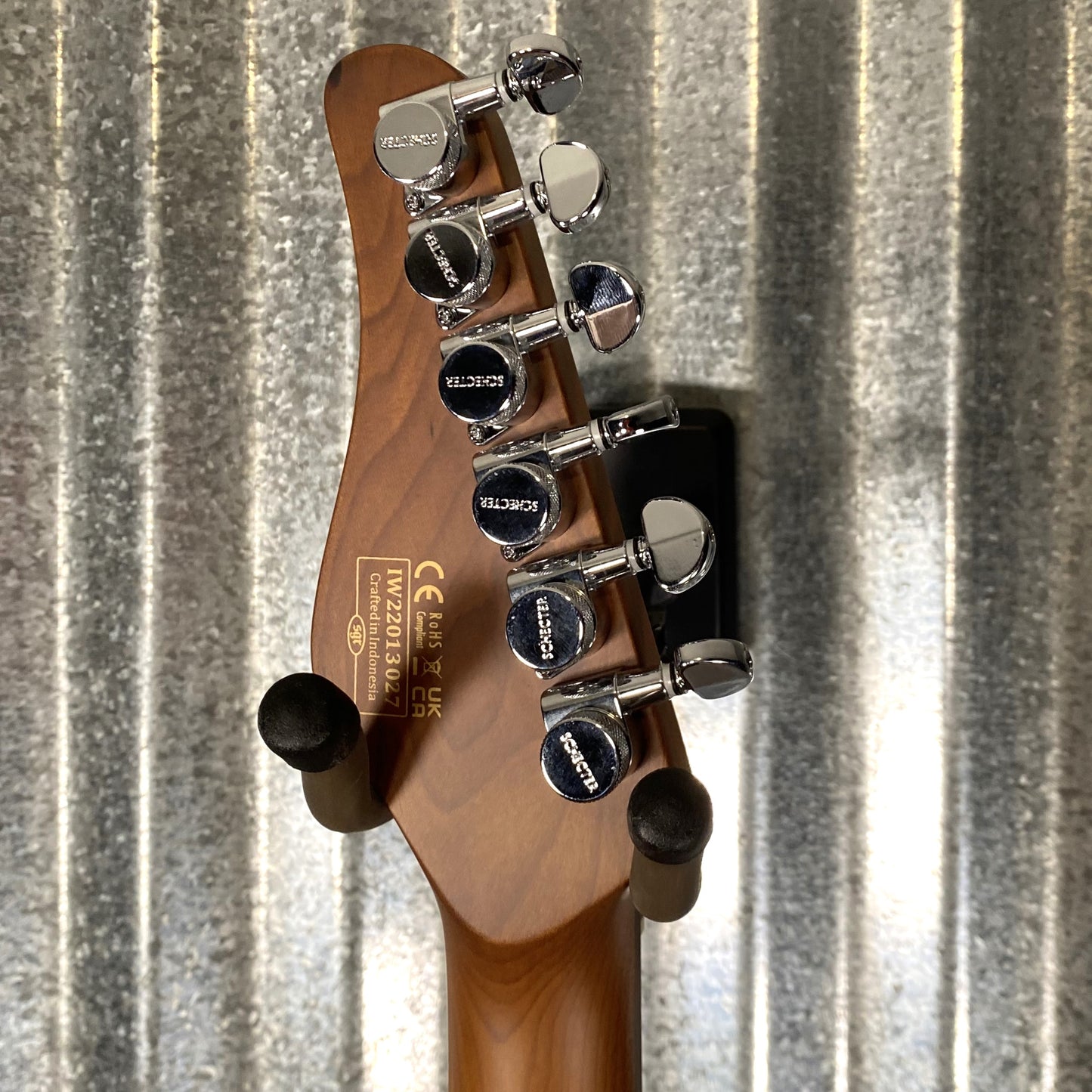 Schecter Jack Fowler Traditional HT HH Hardtail Black Pearl Roasted Neck Guitar #3027