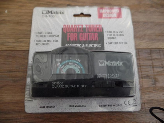 Matrix SR-1000 Guitar Tuner for Acoustic and Electric Guitars *