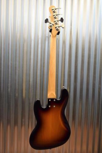 G&L Guitars USA JB-5 5 String Jazz Bass JB 3 Tone Sunburst & Case 2016 #7135