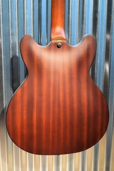 Washburn HB32DMK Distressed Matte Mahogony Semi Hollow Guitar #91003