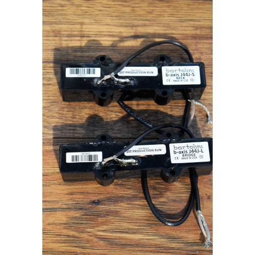 Bartolini B-Axis J44J L/S 4 String Hum Cancelling Jazz Bass Pickup 9 J Set Black