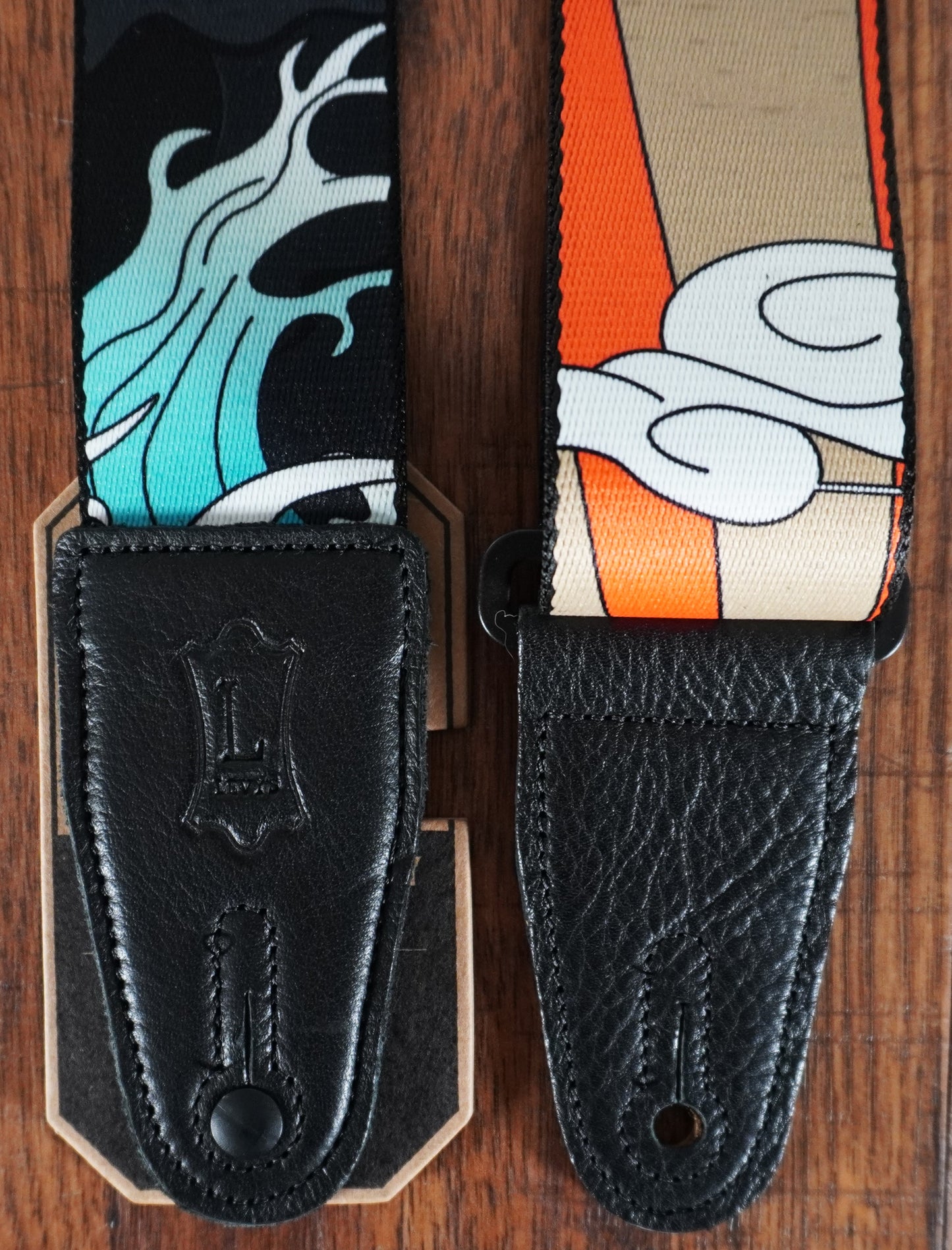 Levy's MPD2-124 2” Polyester Guitar Bass Strap with Japanese Traditional Tiger Motif