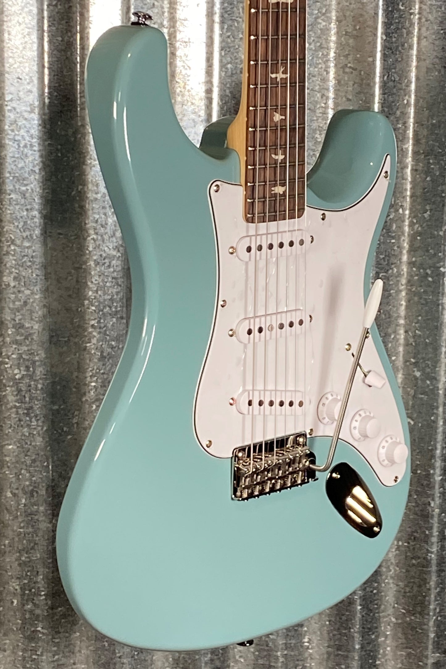 PRS Paul Reed Smith SE Silver Sky Stone Blue Guitar & Bag #5445
