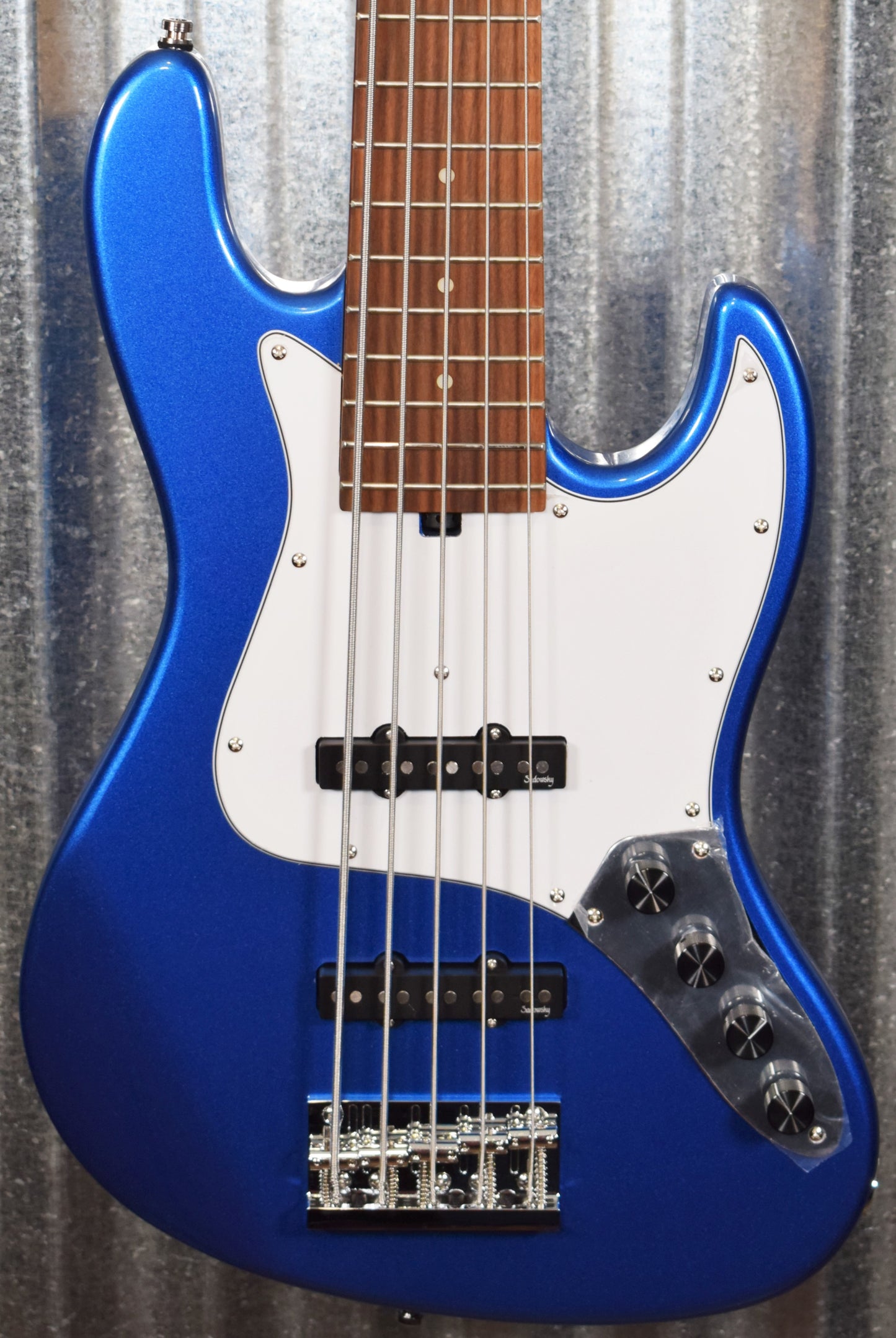 Sadowsky Design RSD Metro Express JJ 5 String Jazz Bass Ice Blue Metallic & Bag #1220