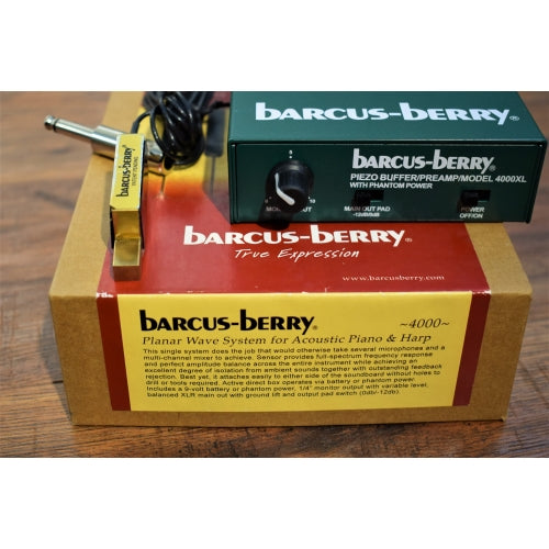 Barcus Berry 4000 Planar Wave Piano Harp Piezo Pickup & Preamp