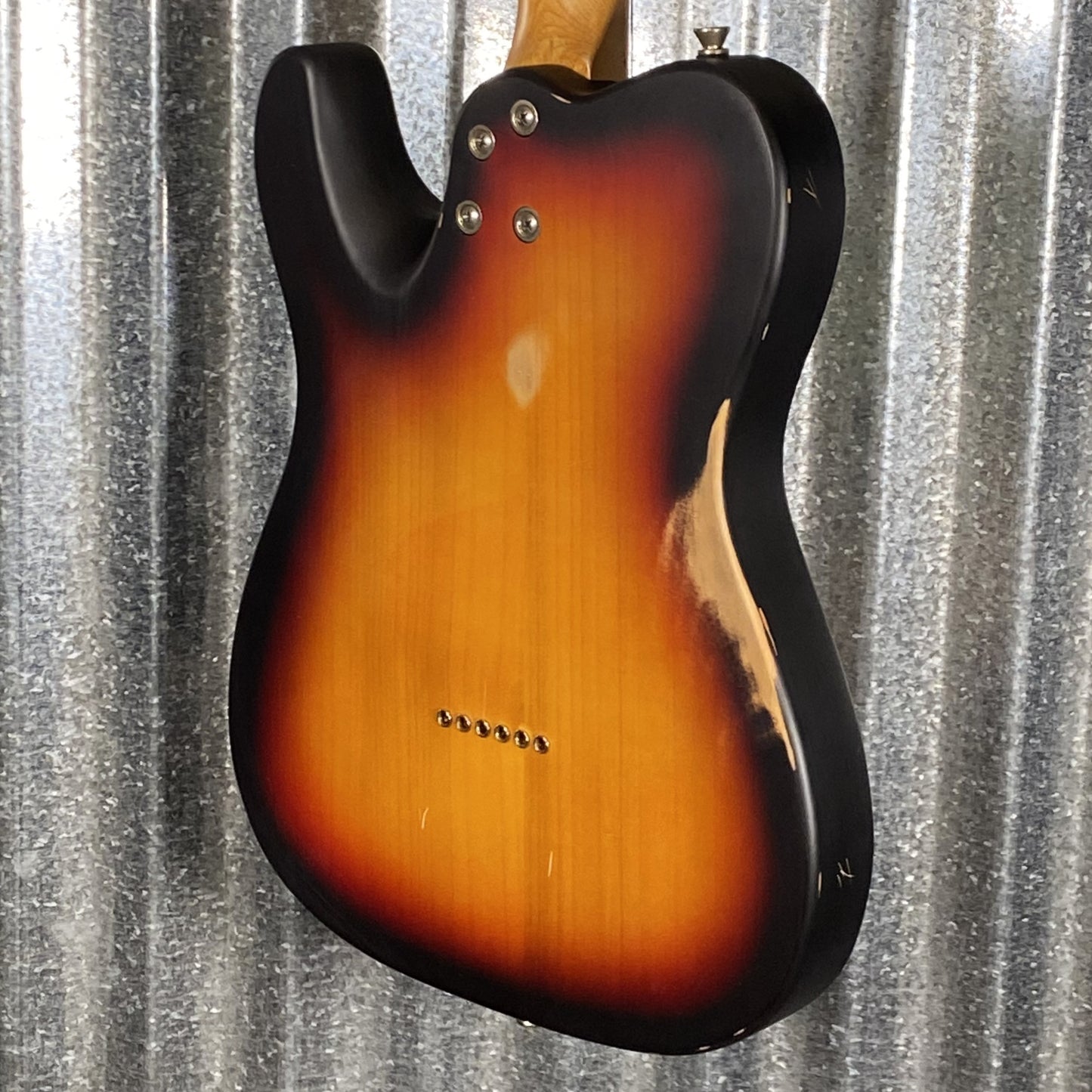 Jet JT350 RELIC SB Tele Style Guitar Sunburst Distressed #0006