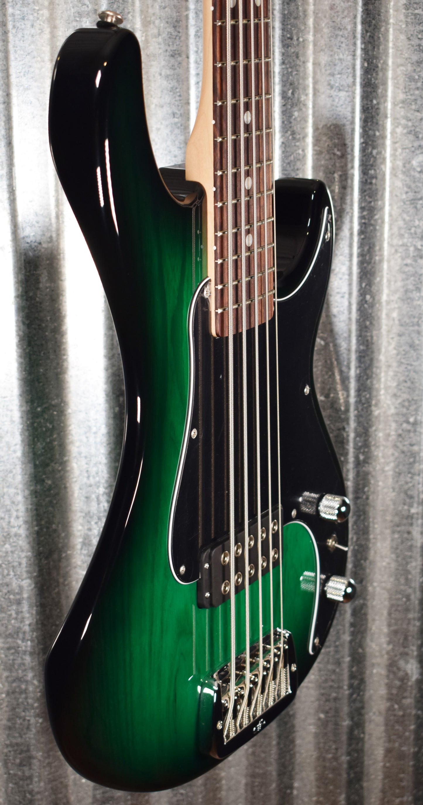 G&L USA Kiloton 5 String Bass Greenburst & Case 2020 #0173
