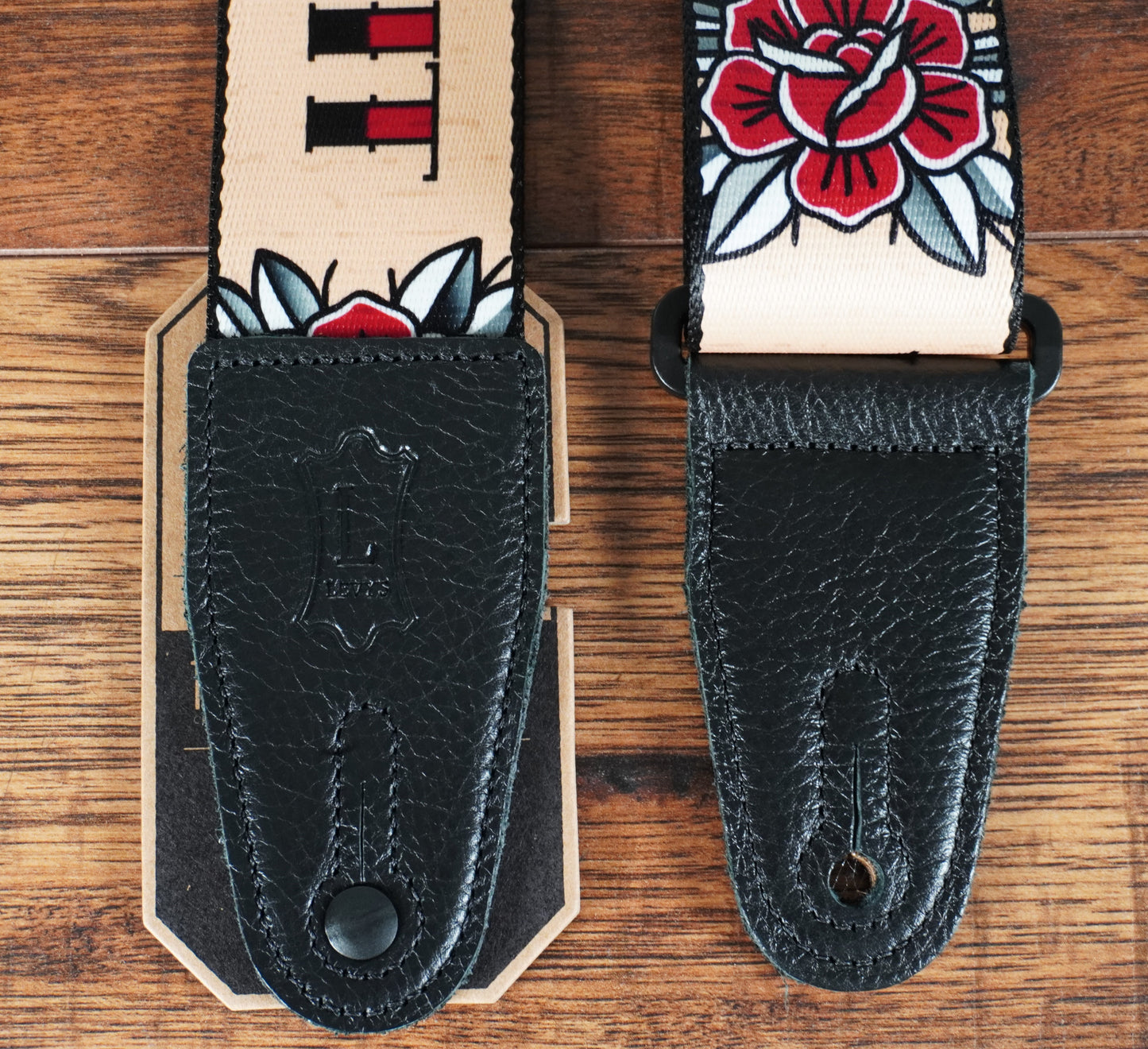 Levy's MPD2-125 2” Polyester Guitar Bass Strap with American Neo-Traditional Rosie the Riveter Motif