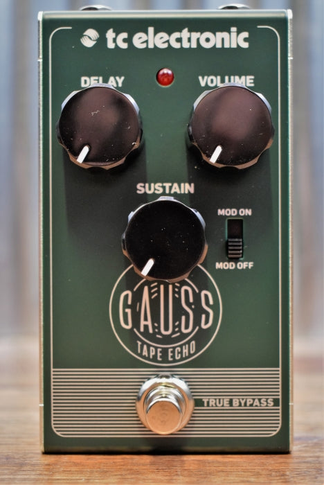 TC Electronic Gauss Tape Echo Delay Guitar Effect Pedal