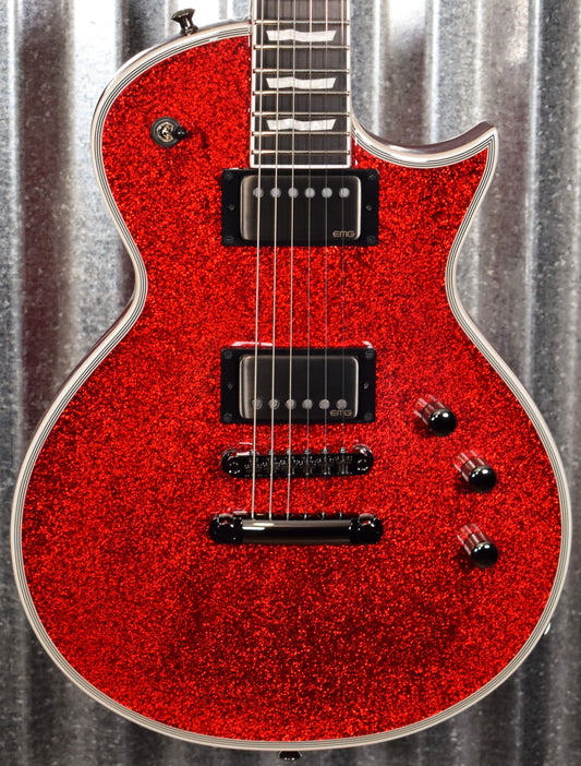 ESP E-II Eclipse DB Red Sparkle EMG Guitar & Case EIIECDBRSP Japan #ES7300203