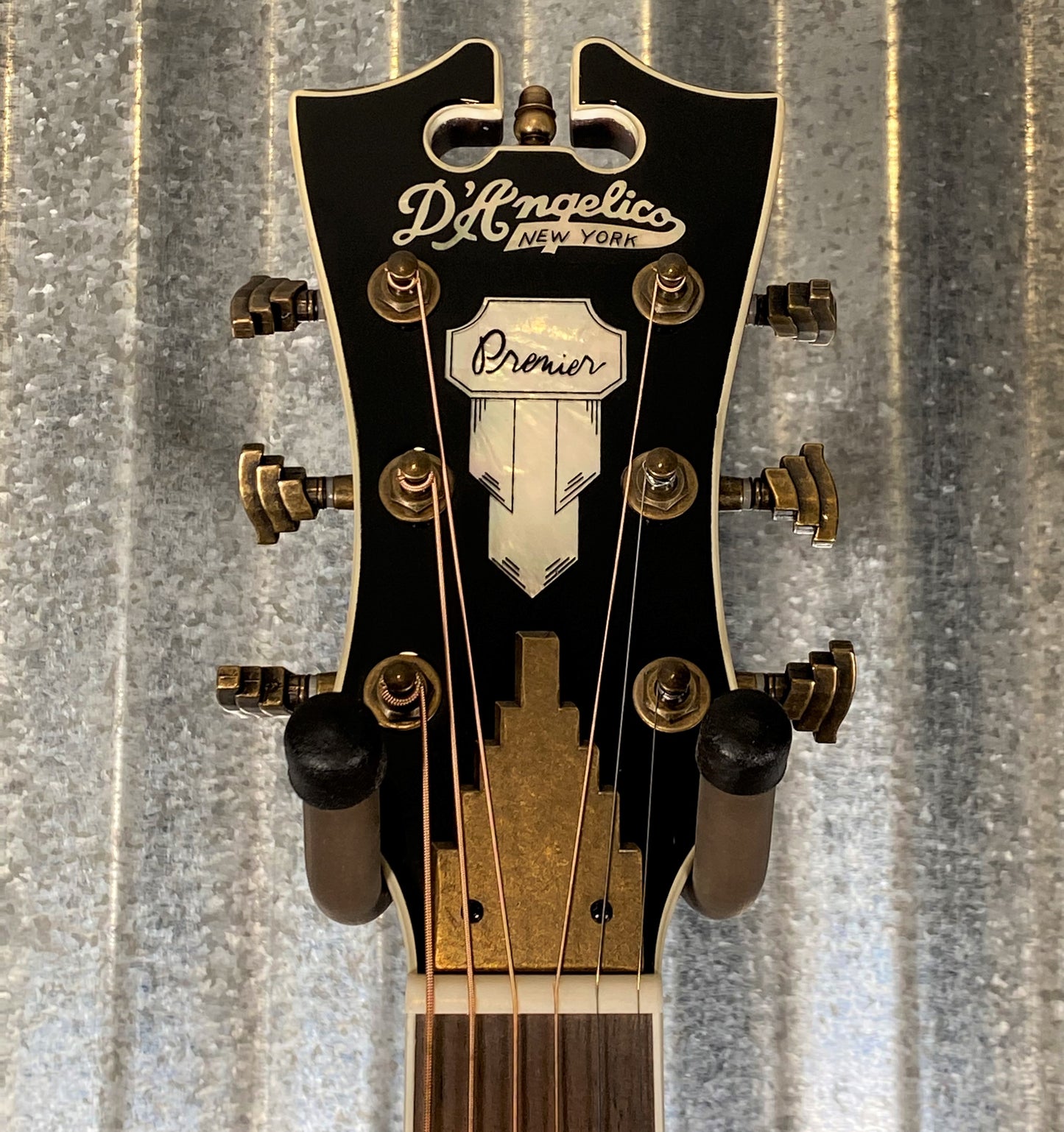 D'Angelico Premier Tammany Orchestra E Iced Tea Burst Acoustic Electric Guitar #3363