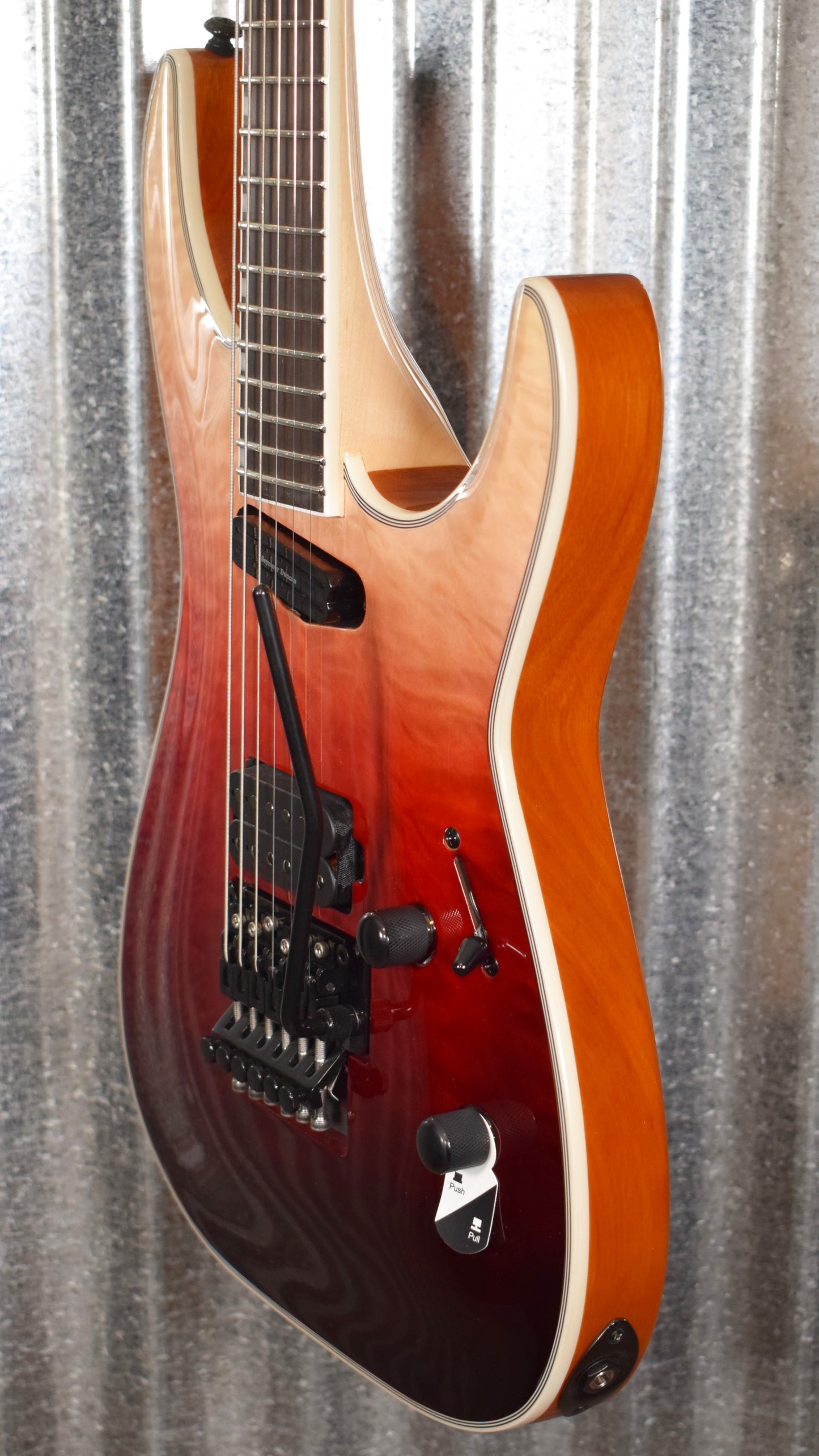 ESP LTD MH-1000 Quilt Top Black Cherry Fade Guitar LMH1000HSQMBCHFD #0532