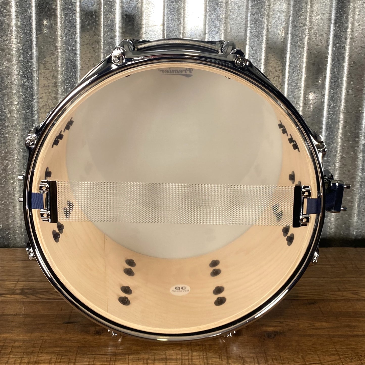 Premier PAB1307SBAS 13" x 7" Artist Snare Drum Black Ash Satin