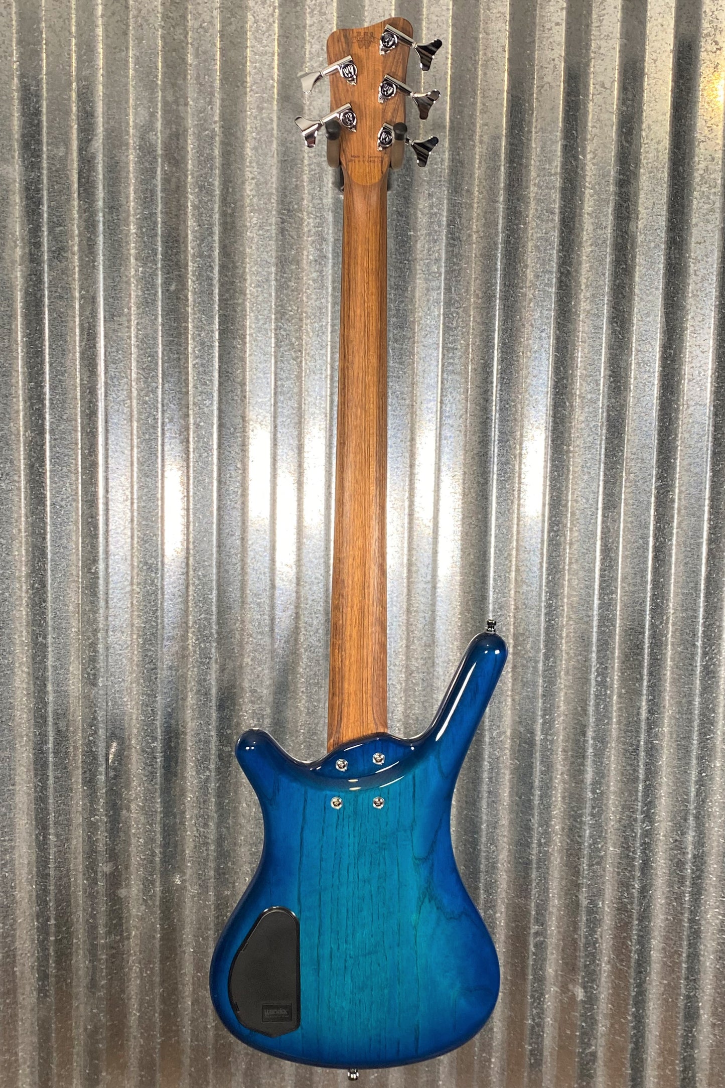 Warwick German Pro Series Corvette $$ 5 String Bass LTD Edition Lagoon Blueburst & Bag #0522
