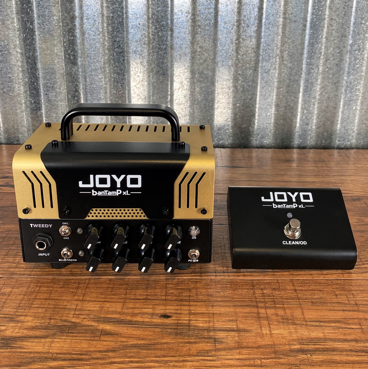 Joyo Bantamp XL Tweedy Mini Two Channel 20 Watt Hybrid Tube Bluetooth Guitar Amplifier Head