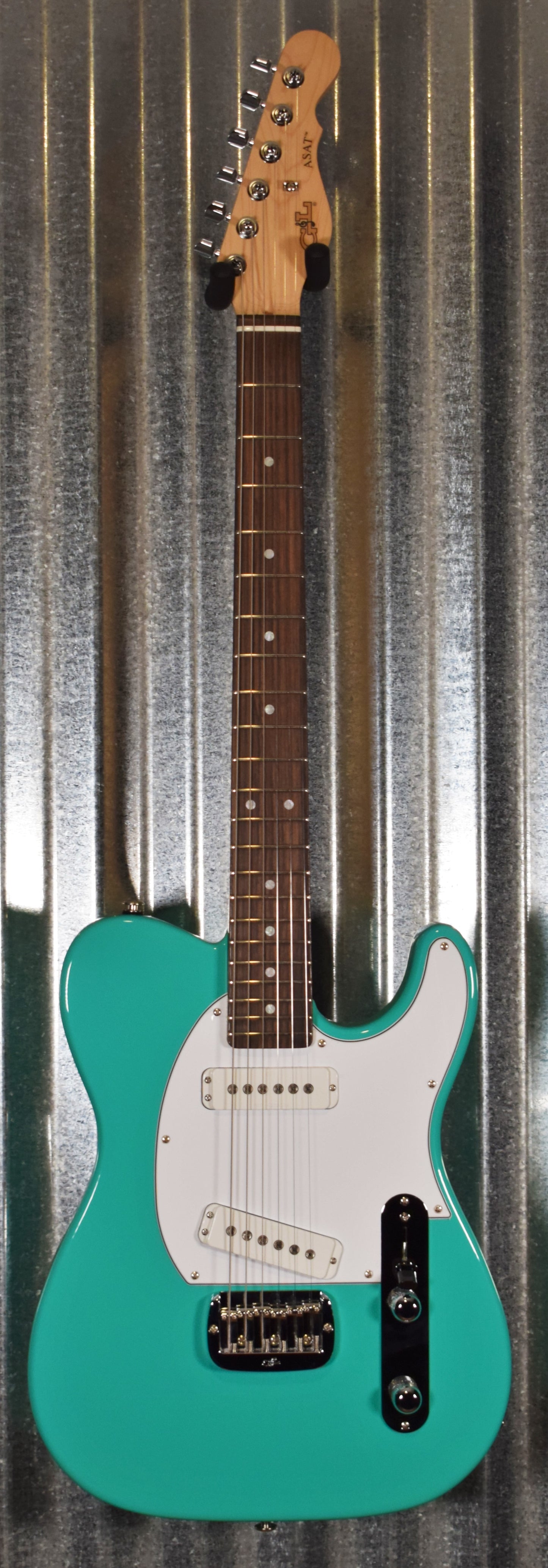 G&L USA ASAT Special Belair Green Guitar & Case #0206