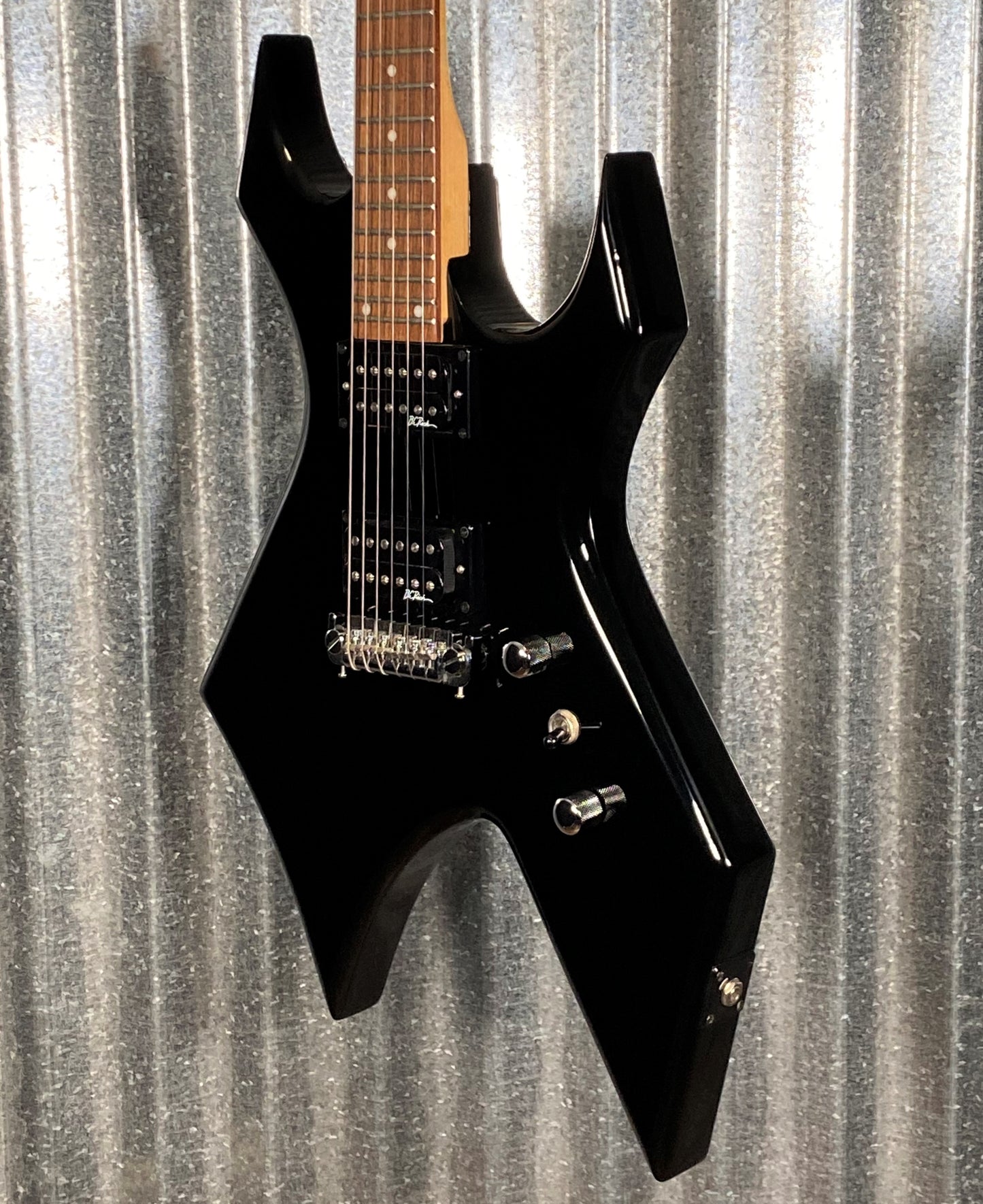 BC Rich Warlock Bronze Series Black Guitar & Bag #6239 Used