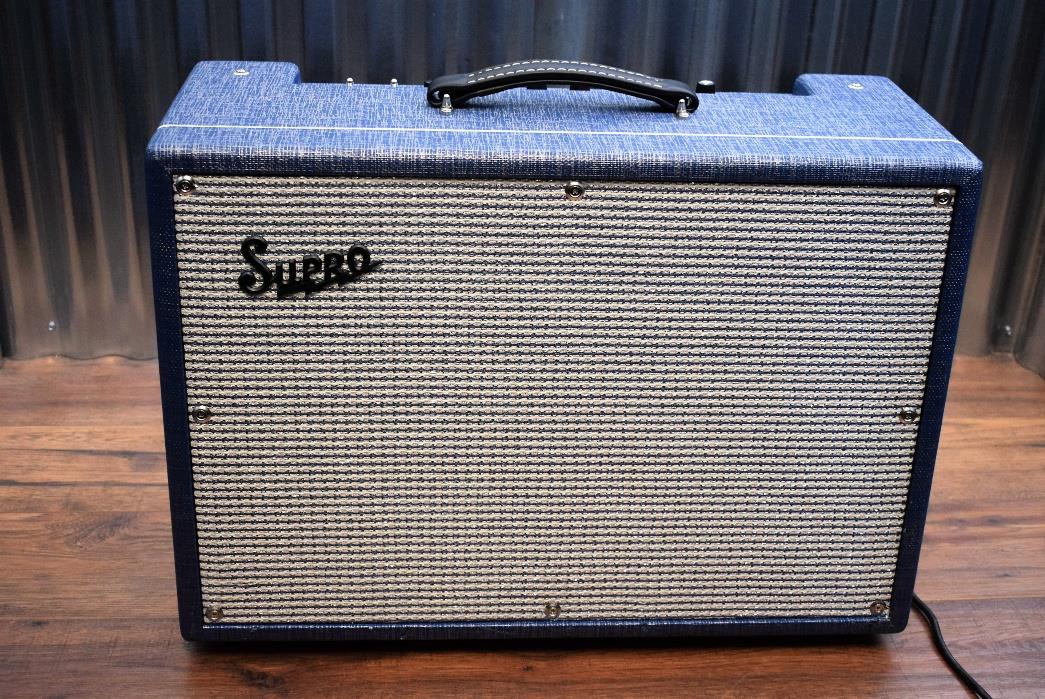 Supro USA 1650RT Royal Reverb 35/45/60 Watt All Tube 2x10 Combo Amplifier #367