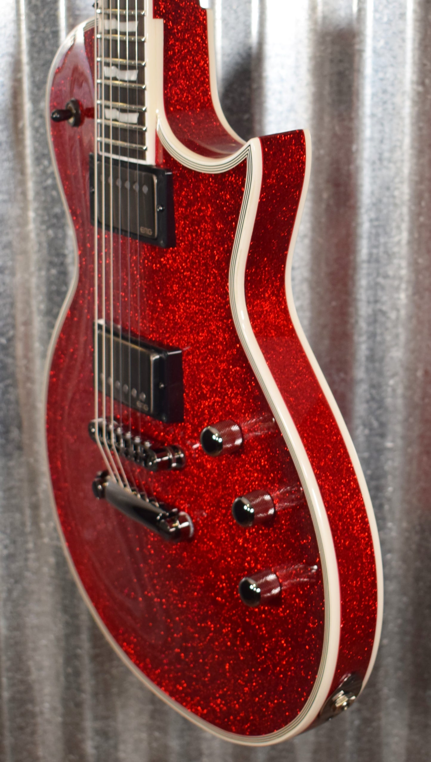 ESP E-II Eclipse DB Red Sparkle EMG Guitar & Case EIIECDBRSP Japan #ES6517193