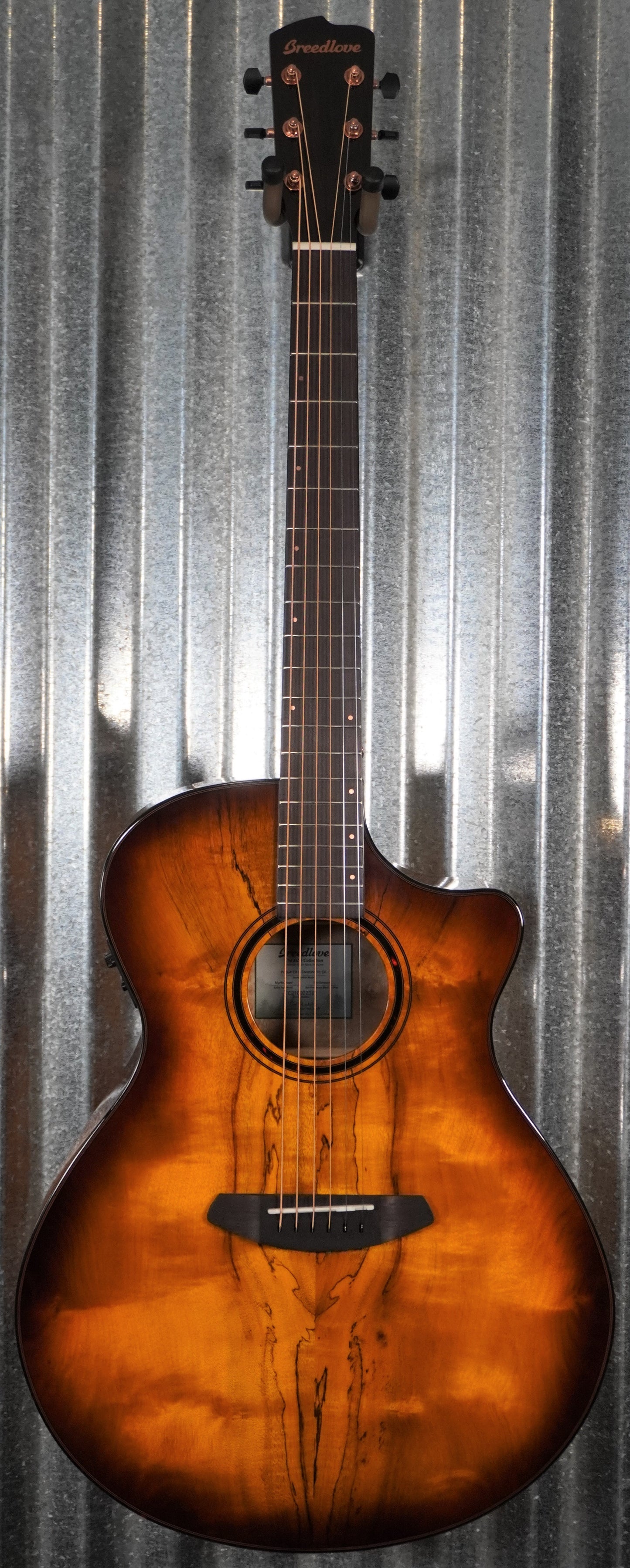 Breedlove Pursuit Exotic S Concerto Tiger's Eye CE Myrtlewood Acoustic Electric Guitar #2361