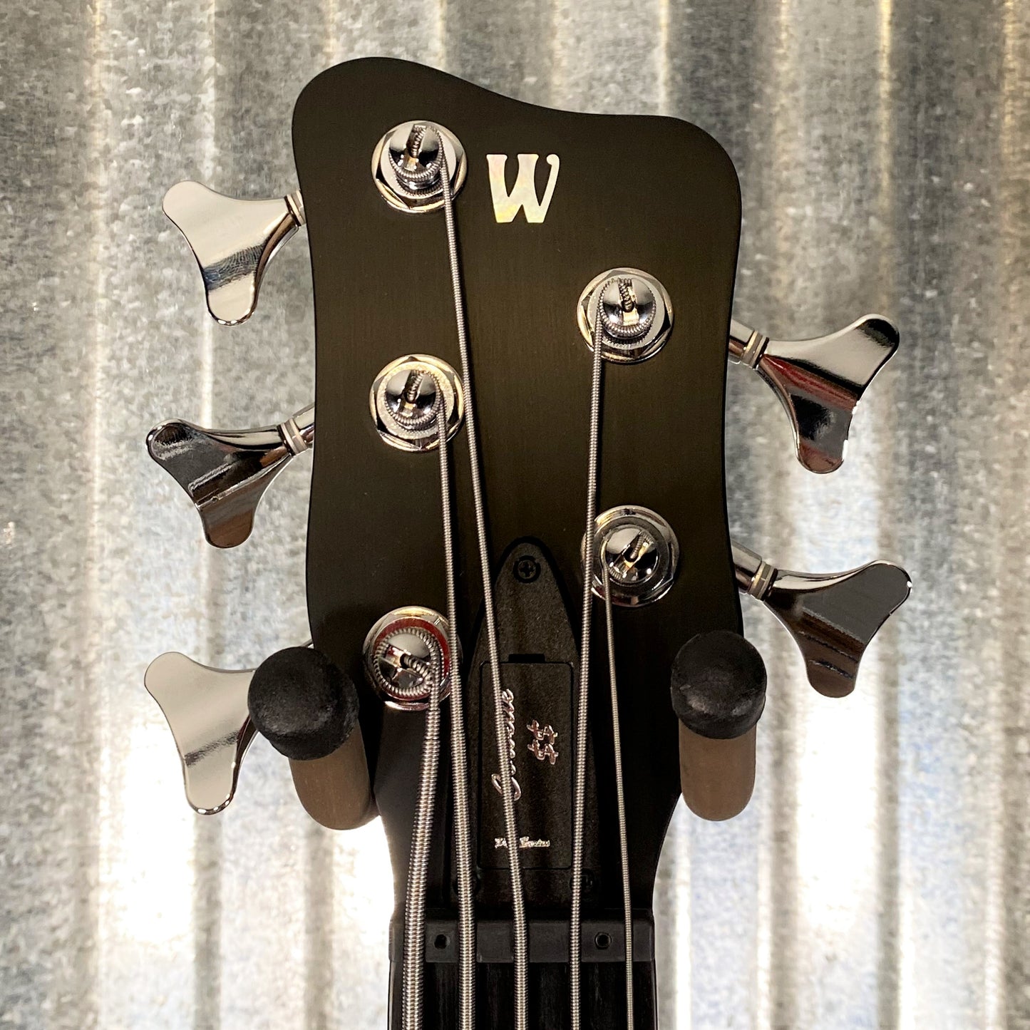 Warwick German Pro Series Corvette $$ Fretless 5 String Bass LTD Edition Lagoon Blueburst & Bag #5822