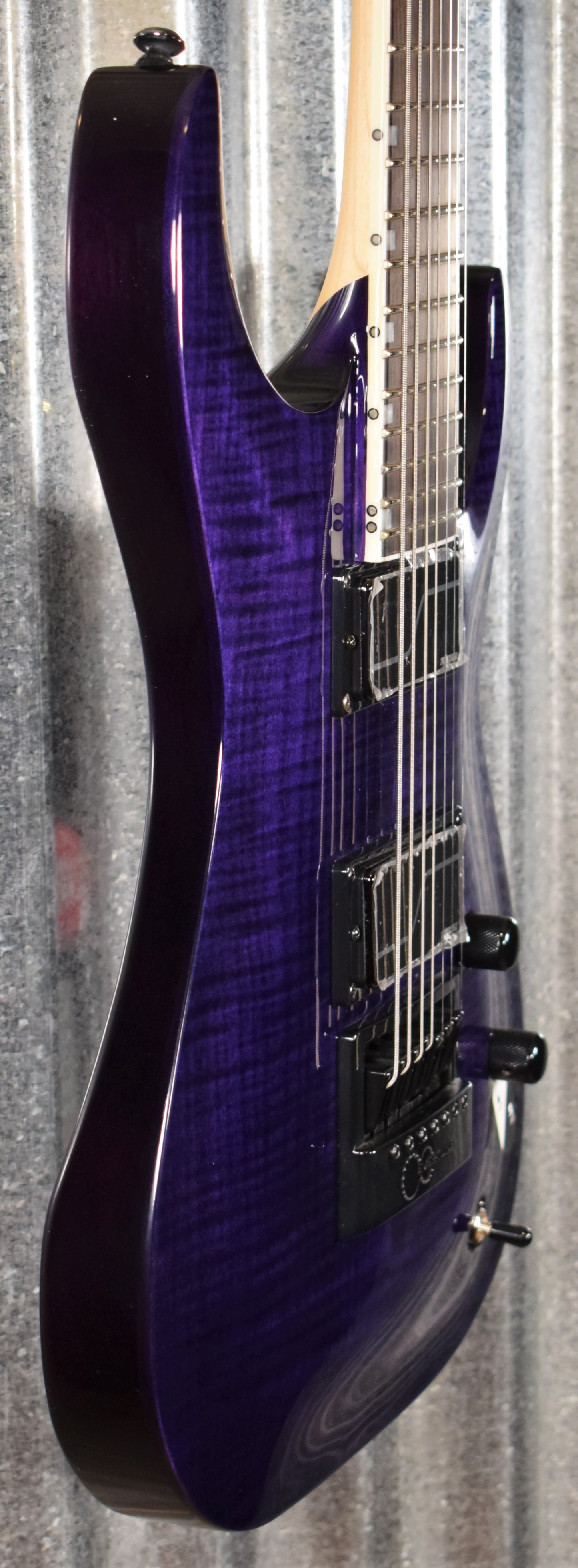 ESP LTD SH-7 Evertune Brian "Head" Welch Signature See Thru Purple Guitar & Case SH7ETFMSTP #1417 Demo